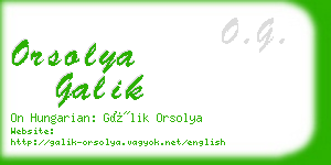 orsolya galik business card